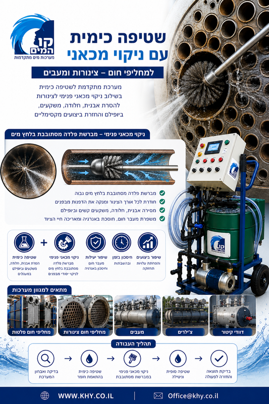 שטיפה כימית למעבים