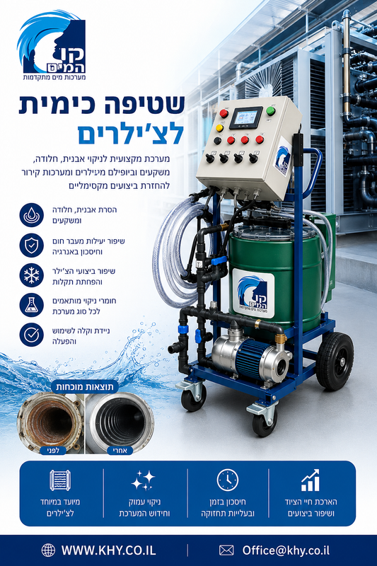 שטיפה כימית לצ'ילרים